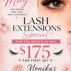 May lash extensions special promotion